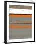 Abstract Orange 2-NaxArt-Framed Art Print