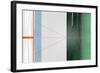 Abstract Orange and Green-NaxArt-Framed Art Print