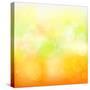 Abstract Orange And Yellow With Stars-adamson-Stretched Canvas