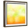 Abstract Orange And Yellow With Stars-adamson-Framed Premium Giclee Print