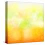 Abstract Orange And Yellow With Stars-adamson-Stretched Canvas