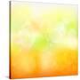 Abstract Orange And Yellow With Stars-adamson-Stretched Canvas