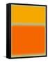 Abstract Orange and Yellow-NaxArt-Framed Stretched Canvas