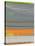 Abstract Orange Stripe1-NaxArt-Stretched Canvas