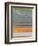 Abstract Orange Stripe1-NaxArt-Framed Art Print