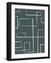 Abstract Organic Line Art 5-null-Framed Art Print