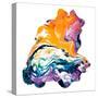 Abstract Paint Splatter - Marbling Texture-Swedish Marble-Stretched Canvas