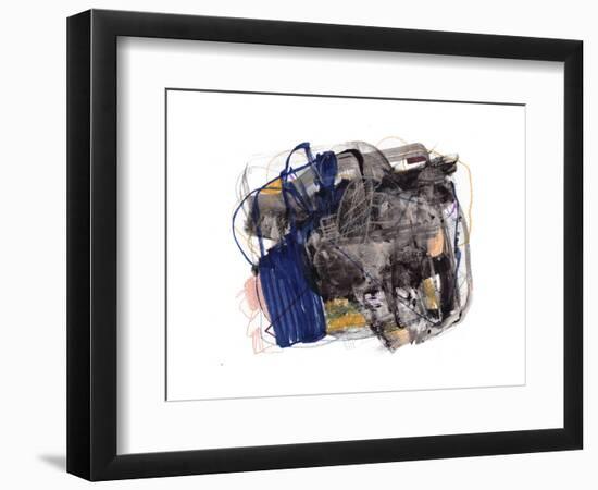 Abstract Painting 140409-1-Jaime Derringer-Framed Giclee Print