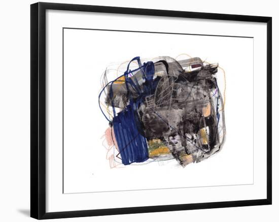 Abstract Painting 140409-1-Jaime Derringer-Framed Giclee Print