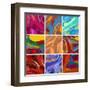 Abstract Painting Background Design Set-Igor Zakowski-Framed Art Print