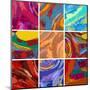 Abstract Painting Background Design Set-Igor Zakowski-Mounted Art Print