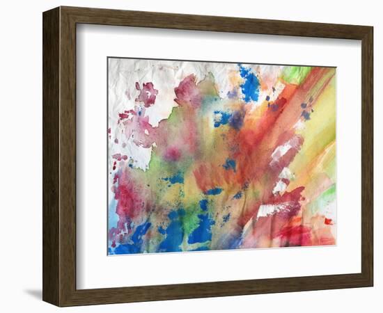 Abstract Painting Background-run4it-Framed Art Print