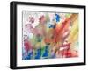 Abstract Painting Background-run4it-Framed Art Print