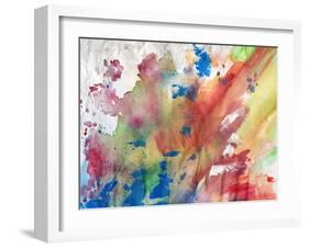 Abstract Painting Background-run4it-Framed Art Print