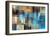 Abstract Painting. Colored Grunge Background-Husjak-Framed Art Print