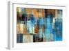 Abstract Painting. Colored Grunge Background-Husjak-Framed Art Print