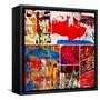 Abstract Painting, Digital Collage-Andriy Zholudyev-Framed Stretched Canvas