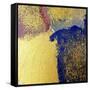 Abstract Painting. Gold Texture with Acrylic. Hand Painted Background-Lyuart-Framed Stretched Canvas