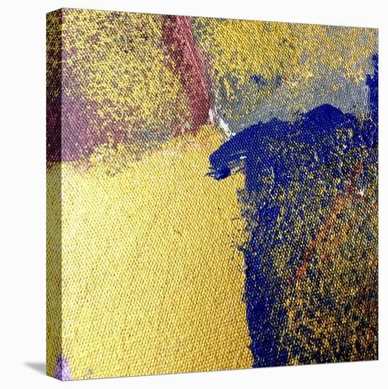 Abstract Painting. Gold Texture with Acrylic. Hand Painted Background-Lyuart-Stretched Canvas