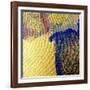 Abstract Painting. Gold Texture with Acrylic. Hand Painted Background-Lyuart-Framed Art Print