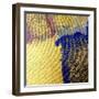 Abstract Painting. Gold Texture with Acrylic. Hand Painted Background-Lyuart-Framed Art Print