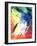Abstract Painting With Expressive Brush Strokes-run4it-Framed Art Print