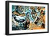 Abstract Painting-Swedish Marble-Framed Art Print