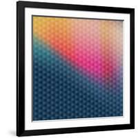 Abstract Patten Background-melking-Framed Art Print