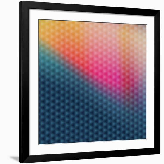 Abstract Patten Background-melking-Framed Art Print