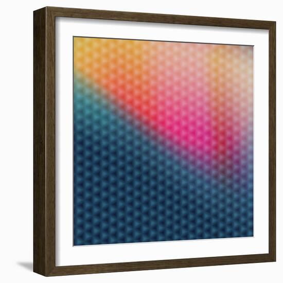 Abstract Patten Background-melking-Framed Art Print