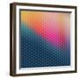 Abstract Patten Background-melking-Framed Art Print