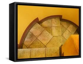 Abstract Pattern on Stairs, San Miguel De Allende, Mexico-Nancy Rotenberg-Framed Stretched Canvas