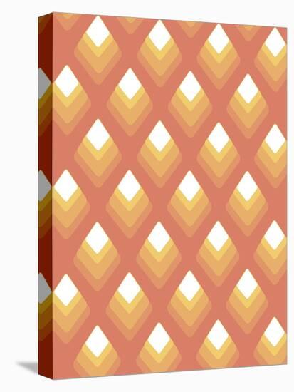 Abstract Pattern Peach-Whoartnow-Stretched Canvas