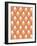 Abstract Pattern Peach-Whoartnow-Framed Giclee Print