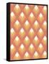 Abstract Pattern Peach-Whoartnow-Framed Stretched Canvas