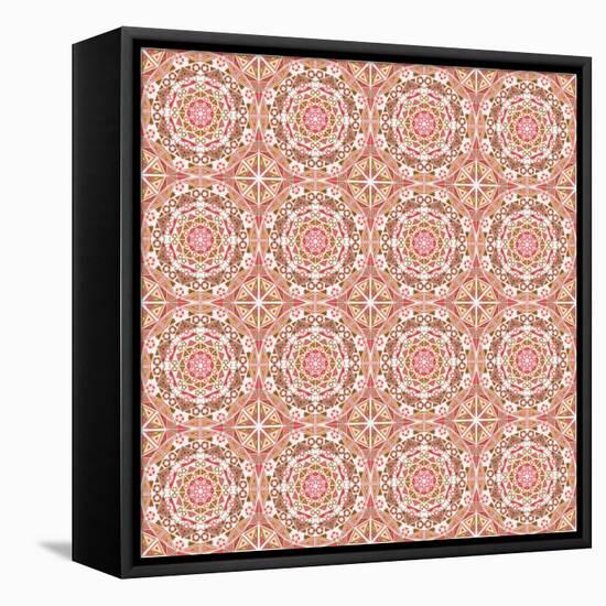 Abstract Pattern Seamless-Sayanny-Framed Stretched Canvas