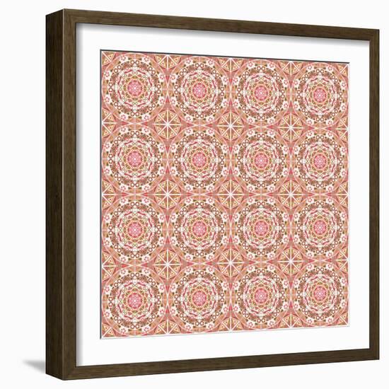 Abstract Pattern Seamless-Sayanny-Framed Art Print