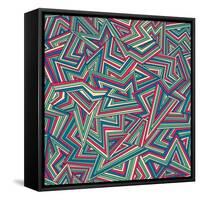 Abstract Pattern-Magnia-Framed Stretched Canvas