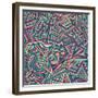 Abstract Pattern-Magnia-Framed Premium Giclee Print