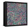 Abstract Pattern-Magnia-Framed Stretched Canvas