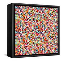 Abstract Pattern-Magnia-Framed Stretched Canvas