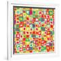 Abstract Pattern-Magnia-Framed Art Print