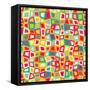 Abstract Pattern-Magnia-Framed Stretched Canvas