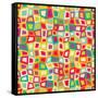 Abstract Pattern-Magnia-Framed Stretched Canvas