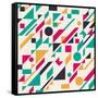 Abstract Pattern-Magnia-Framed Stretched Canvas