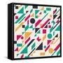 Abstract Pattern-Magnia-Framed Stretched Canvas