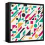 Abstract Pattern-Magnia-Framed Stretched Canvas