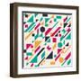 Abstract Pattern-Magnia-Framed Art Print