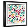 Abstract Pattern-Magnia-Framed Art Print