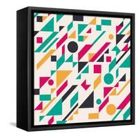 Abstract Pattern-Magnia-Framed Stretched Canvas